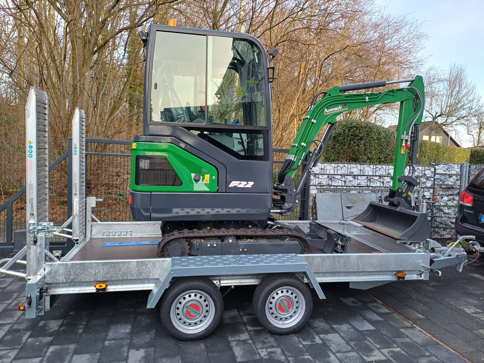 Aameck F22 Auf Stema Bauma Seitlich