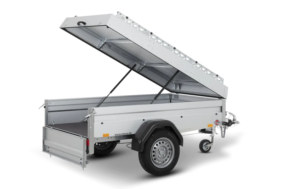 STEMA FT gebremst, mit verstärktem Deckel offen Rückwärts