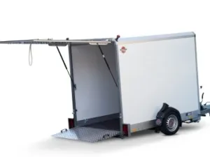 XT Absenkkoffer von hinten offen