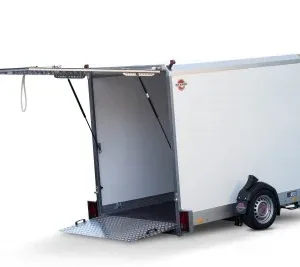 XT Absenkkoffer von hinten offen