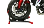 Motorradhalterwippe freistehend