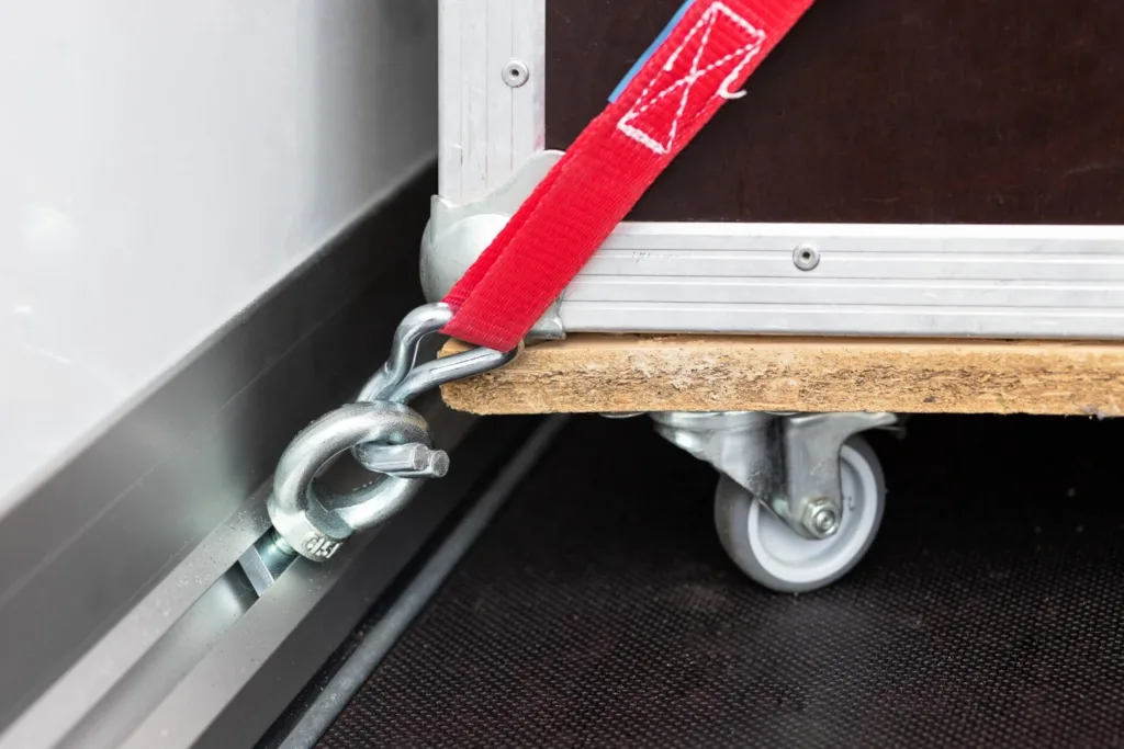 Seitliche Zurrpunkte Malochergeräte Gmbh Koffer Detail Zurrpunkt