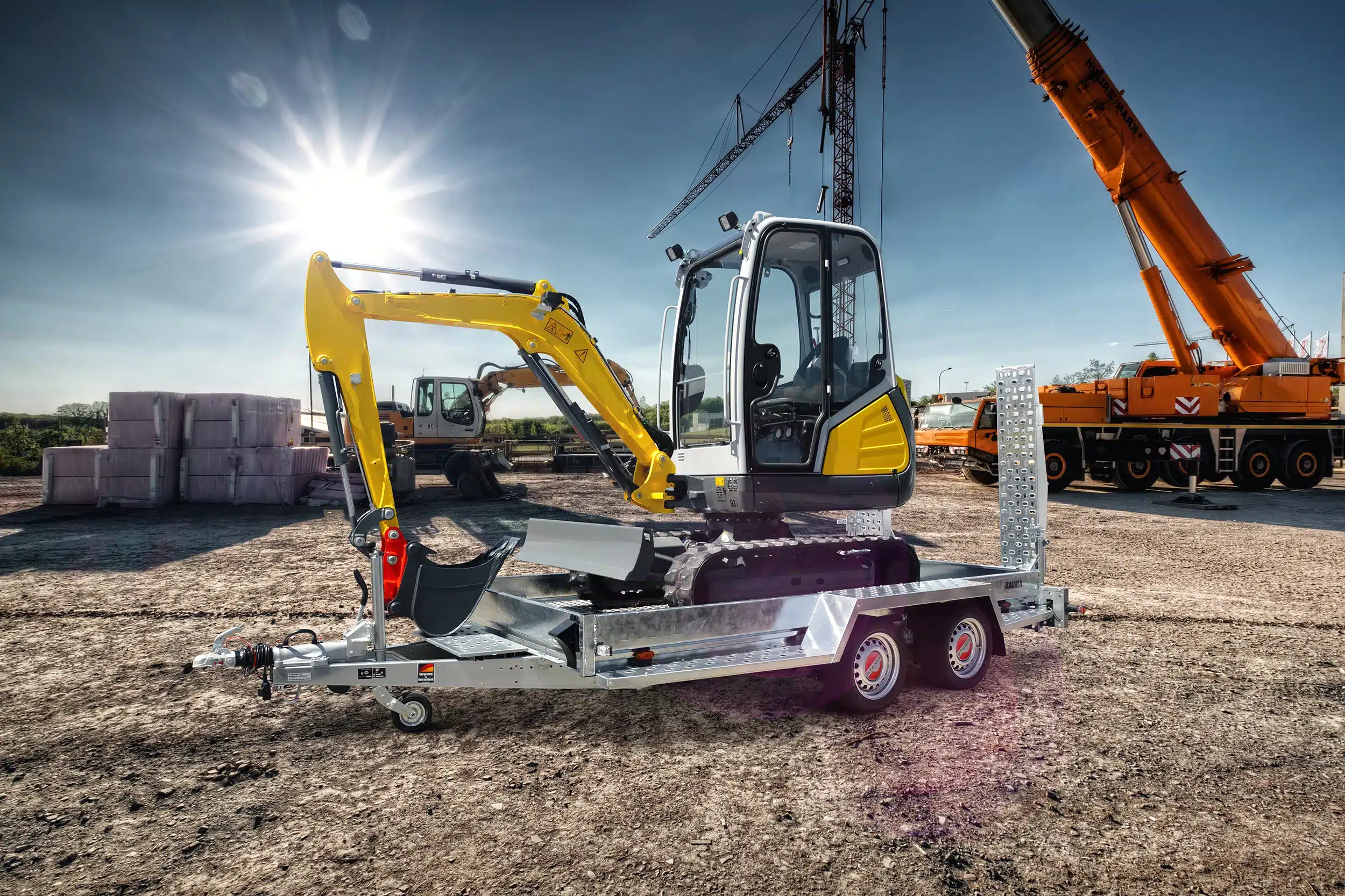 stabile Schaufelauflage für V-Deichsel, BMAT