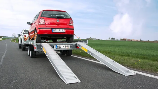 STEMA Carrier unterwegs mit Rampen