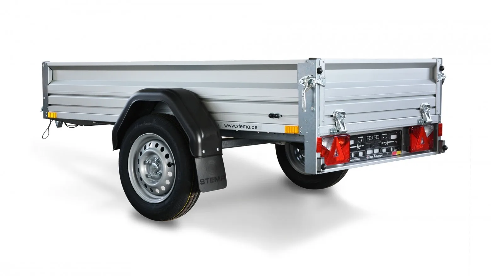 STEMA Kastenanhänger FT 750 kg, 201x108 cm ALU-Bordwände