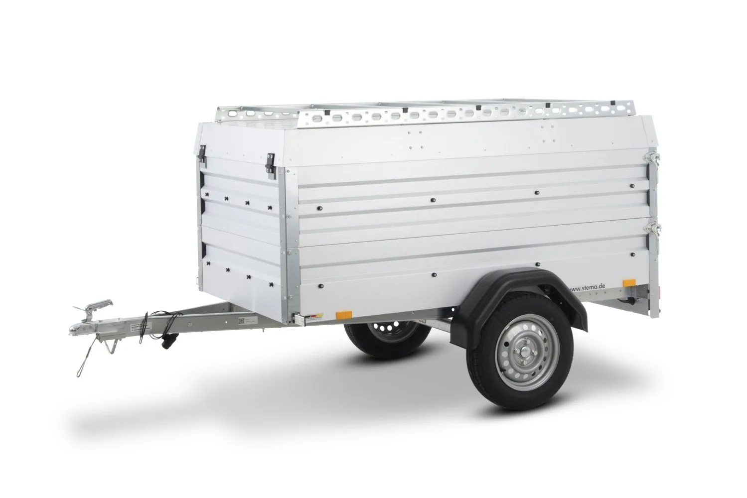 STEMA Deckelanhänger FT 750 mit BWA, Deckel verstärkt, 201x108x81 cm