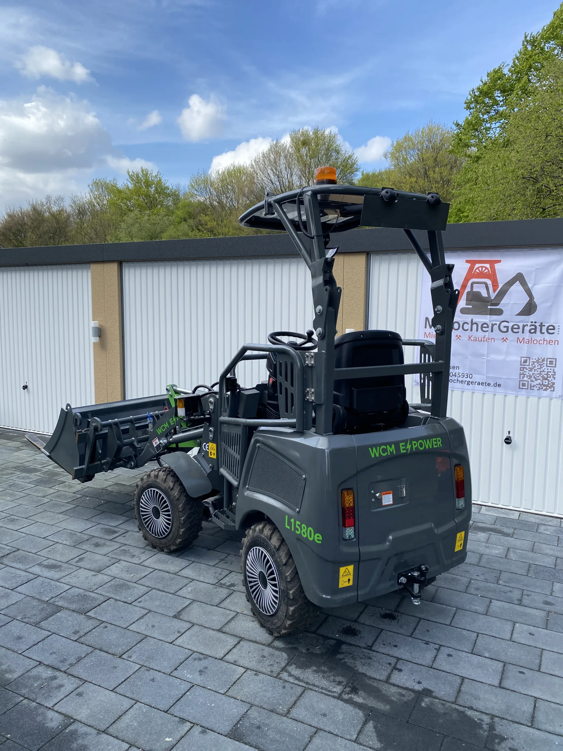 Radlader, Hoflader WCM L1580e (Elektro, zero CO2)