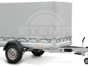 STEMA STL Einachser gebremst ALU_mit Plane