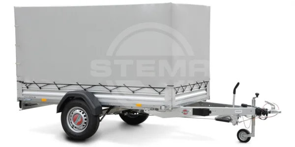 STEMA STL Einachser gebremst ALU_mit Plane