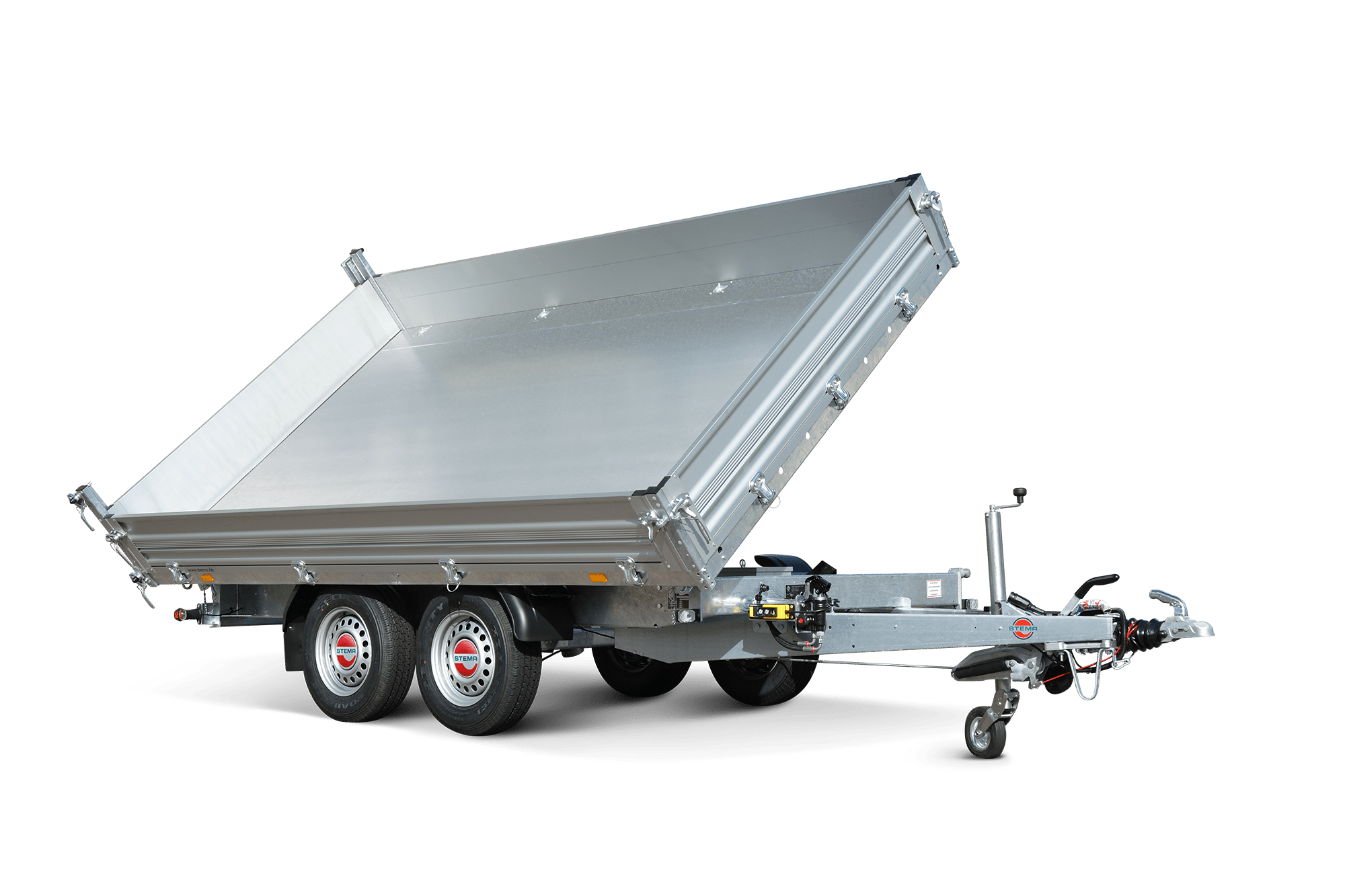 STEMA 3-Seitenkipper TRIUS 3.500 kg, 362 x 183 cm, 2mm Stahlbordwand, Elektropumpe