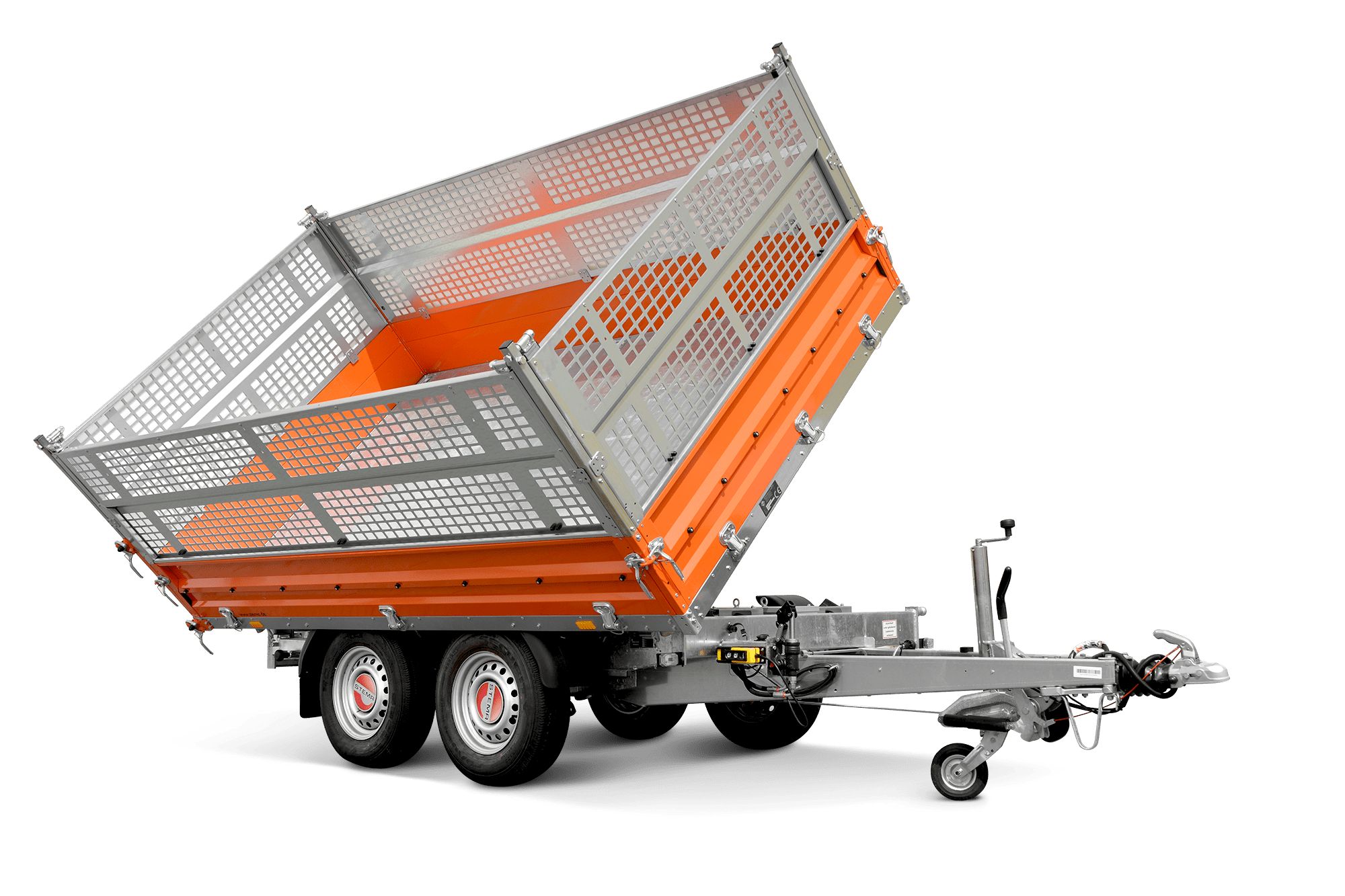 Stema Trius 2 achser gitteraufsatz orange