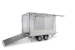 STEMA P-Box Verkaufsklappe offen mit Rampe
