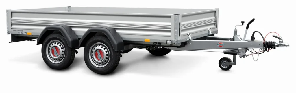 STEMA SySTEMA Tieflader Zweiachser mit ALU-Bordwand